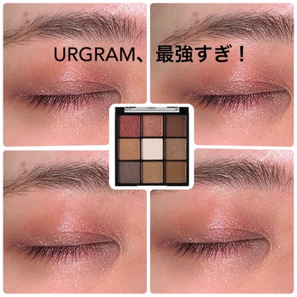 UR GLAM BLOOMING EYE COLOR PALETTE/U R GLAM/アイシャドウパレットを使ったクチコミ(1枚目)