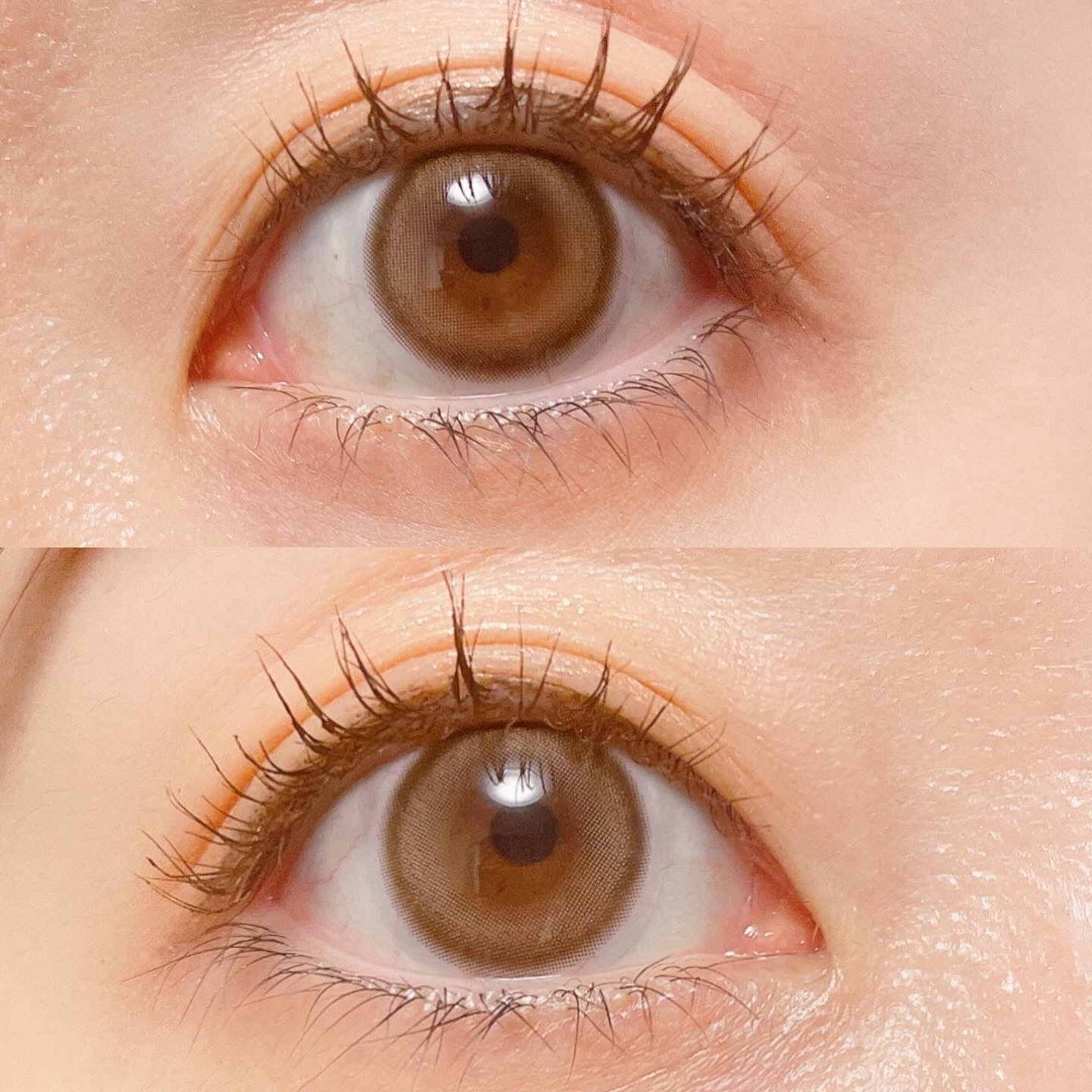 chiffon chiffon beige/meilly/ワンデー（１DAY）カラコンを使ったクチコミ（3枚目）