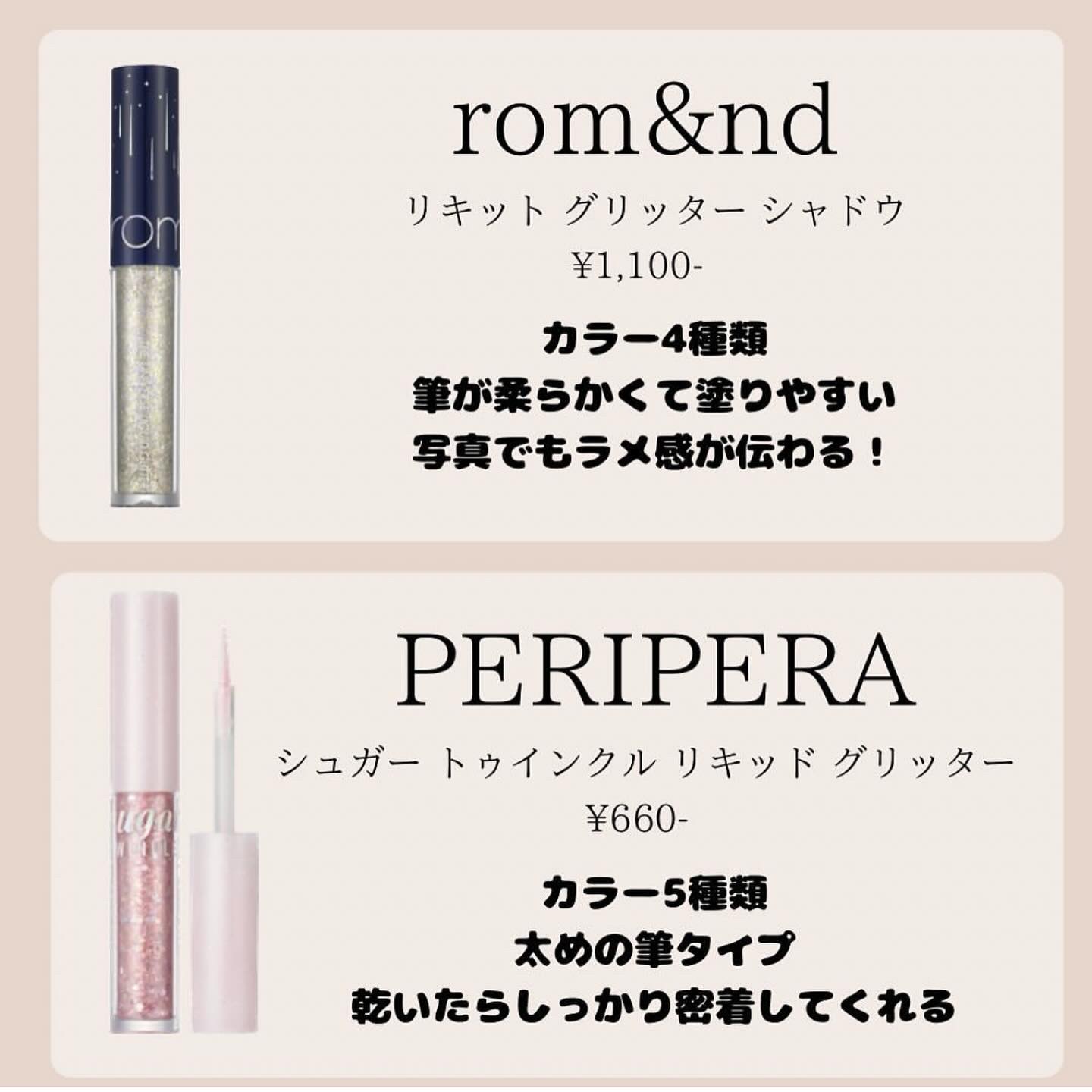 シュガー トゥインクル リキッド グリッター 05 RHYTHMICAL BALLOON(TETEUM)/PERIPERA/グリッターを使ったクチコミ（2枚目）