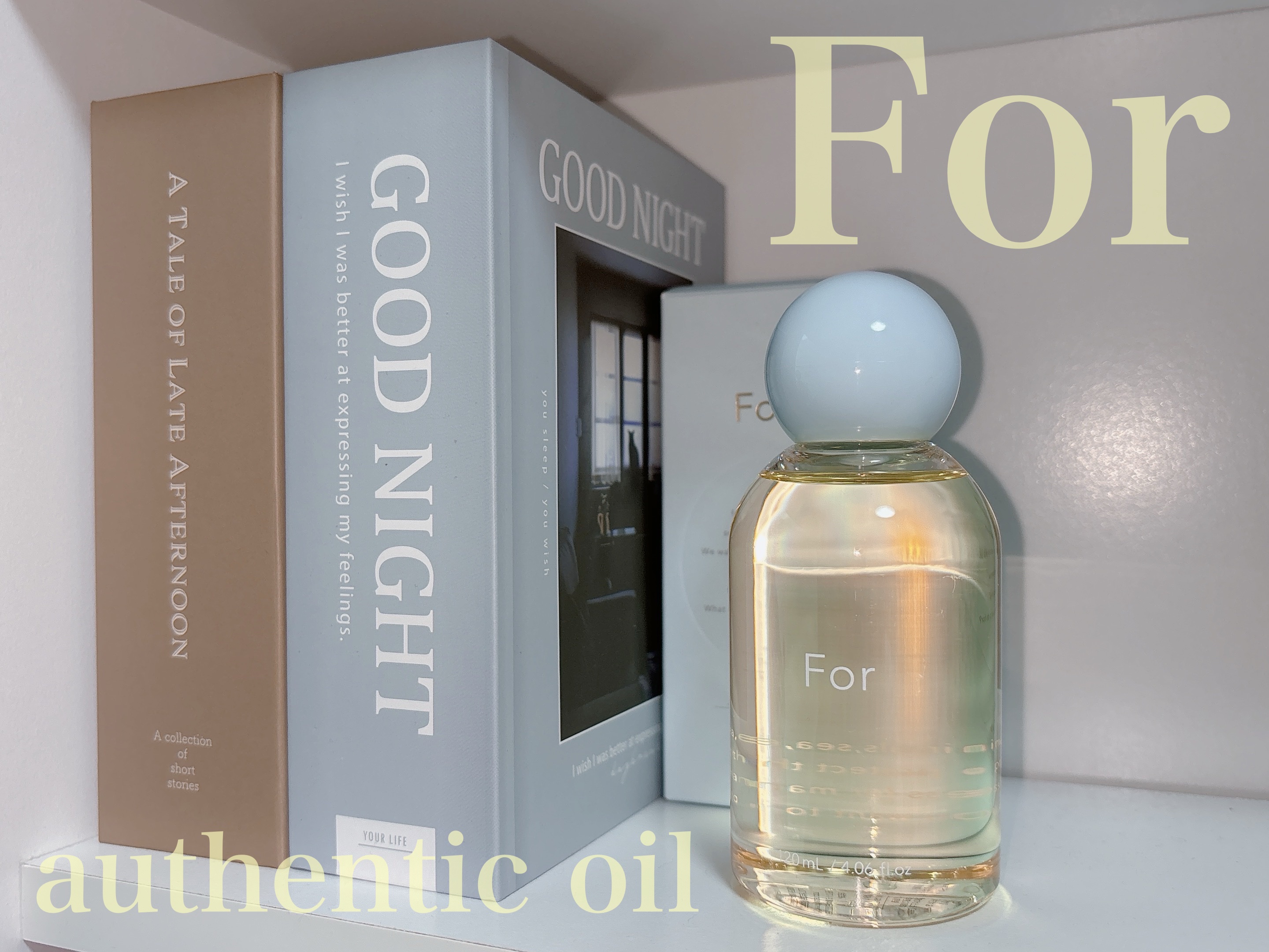 オーセンティックオイルS サボンの香り/For/ヘアオイルを使ったクチコミ（1枚目）