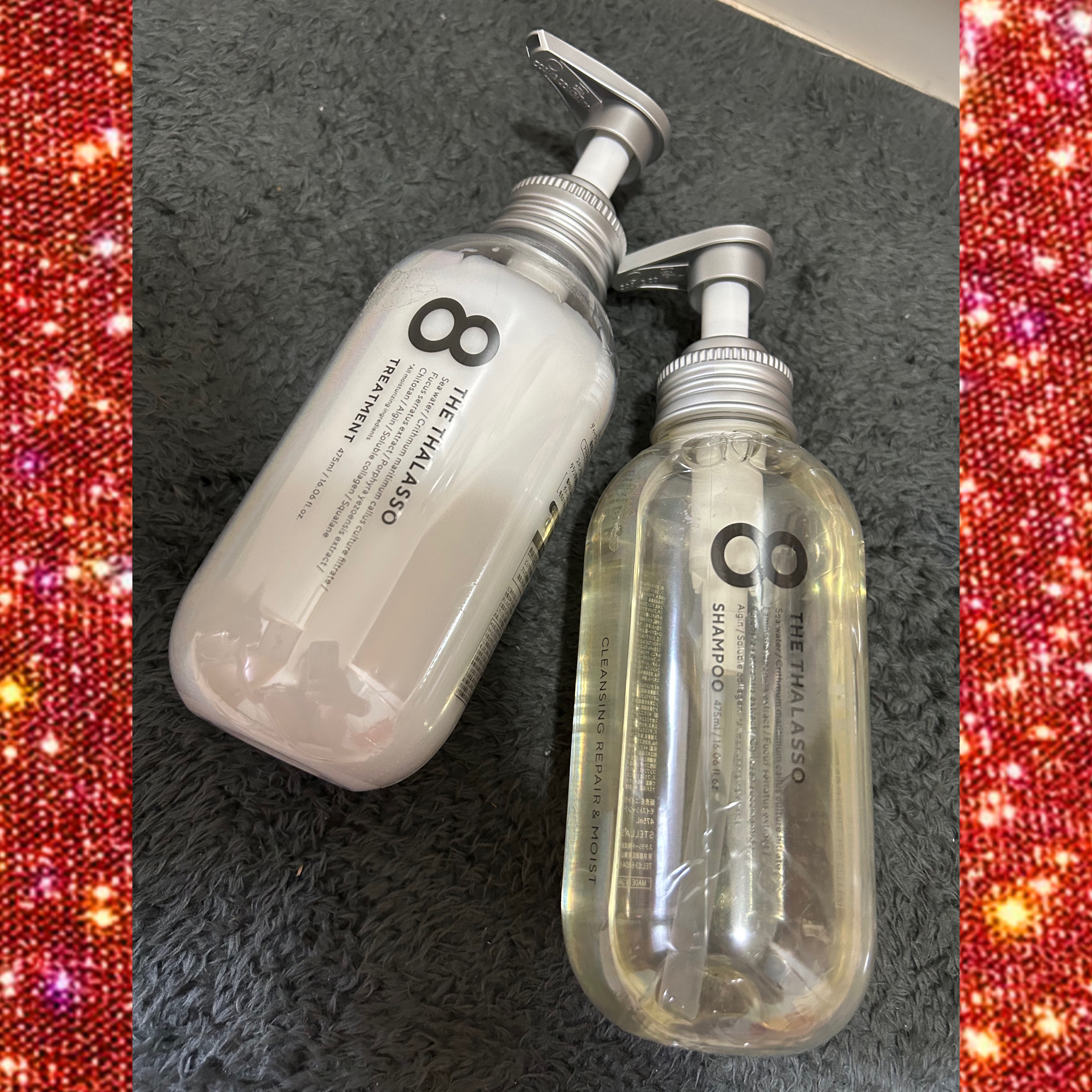 [旧商品]クレンジングリペア＆モイスト 美容液シャンプー／ディープリペア＆アクアモイスト 美容液トリートメント/エイトザタラソ/市販シャンプーを使ったクチコミ（1枚目）