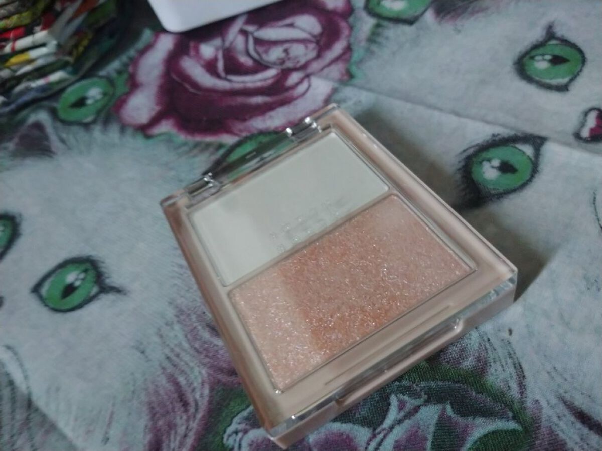 N&D パールハイライト 01 ピンクシャンパーニュ/aZTK/パウダーハイライトを使ったクチコミ（1枚目）