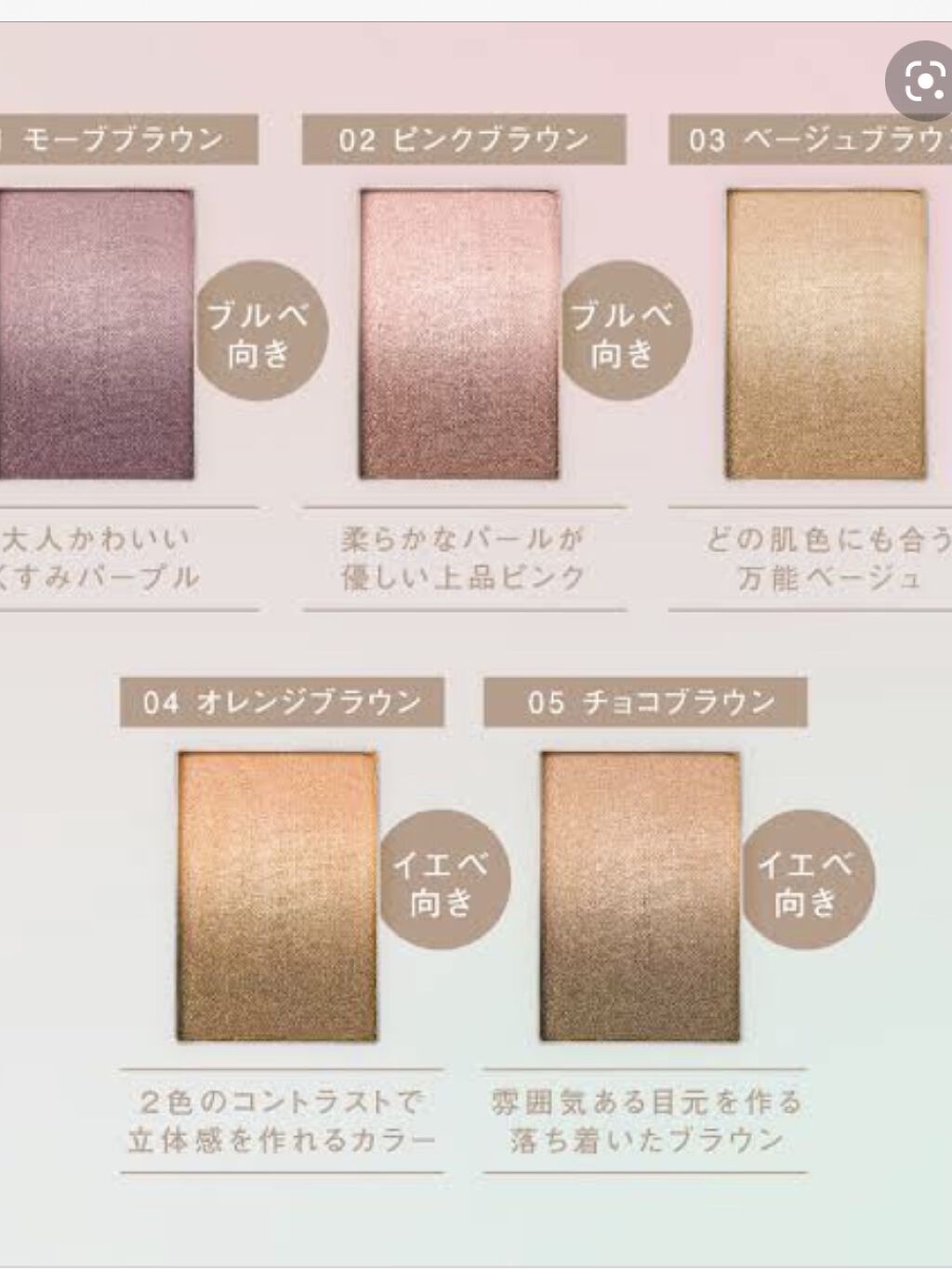 グラデーション アイカラー 05 チョコブラウン/FASIO/単色アイシャドウを使ったクチコミ（3枚目）