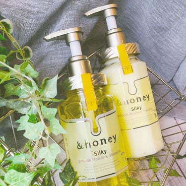 シルキー　スムースモイスチャー　シャンプー　1.0/ヘアトリートメント　2.0 シャンプー本体440ml/&honey/シャンプー・コンディショナーを使ったクチコミ（1枚目）