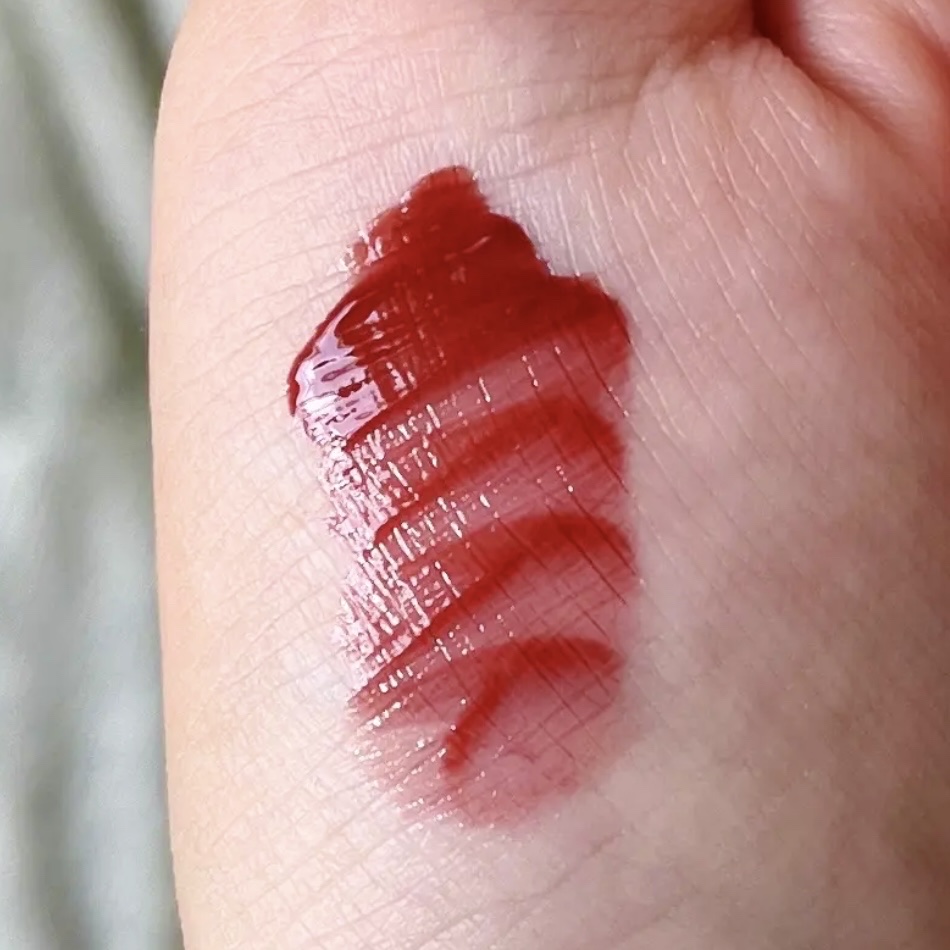 ジューシーラスティングティント 35 ベアジュジュブジャム(BARE JUJUBE JAM)/rom&nd/リップティントを使ったクチコミ（3枚目）