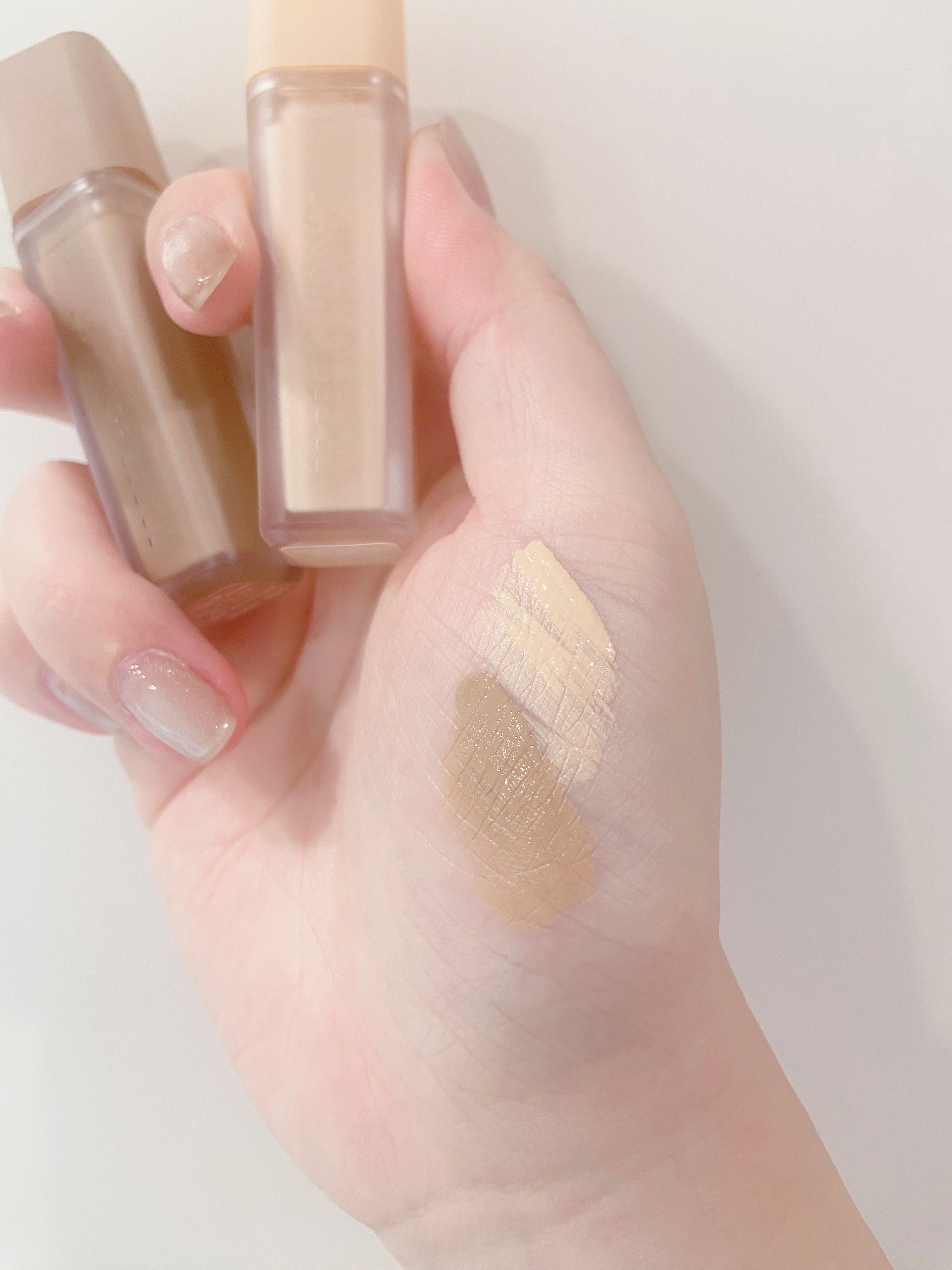 ウインク アイ シェード プライマー 02 ライトウッド/Javin De Seoul/リキッドアイシャドウを使ったクチコミ（3枚目）