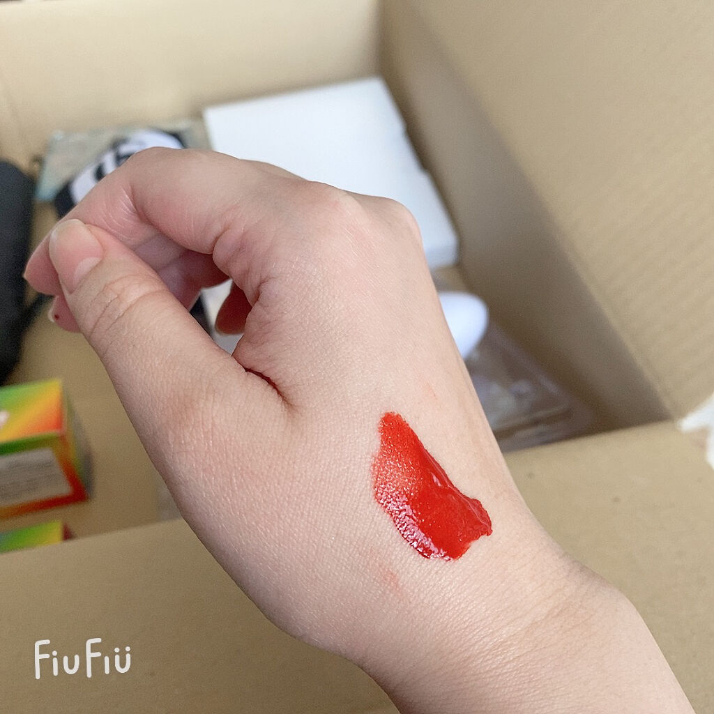 カラーステイ サテン インク 018 ファイアード アップ/REVLON/口紅を使ったクチコミ（2枚目）