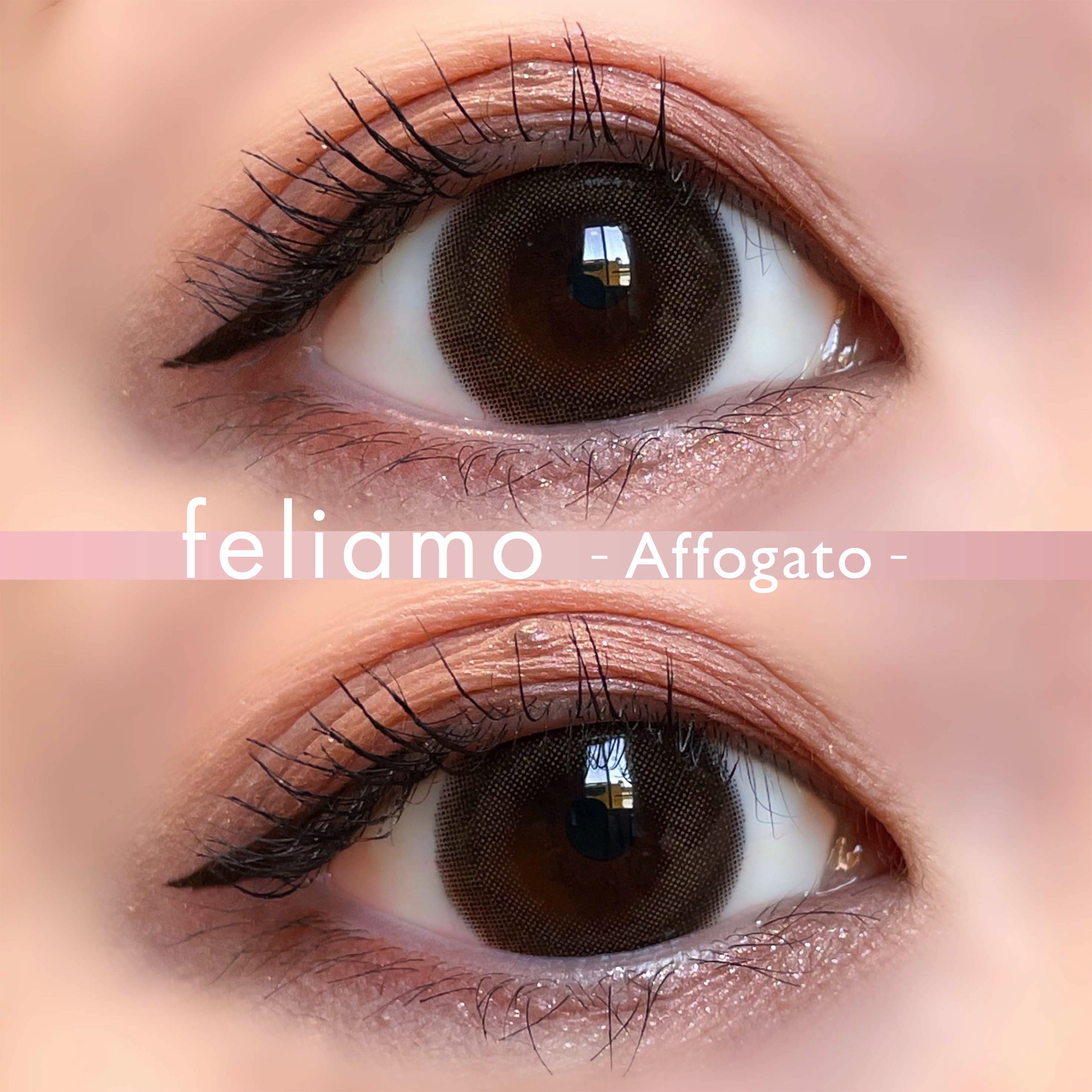 feliamo 1day  アフォガード/feliamo/ワンデー（１DAY）カラコンを使ったクチコミ（2枚目）