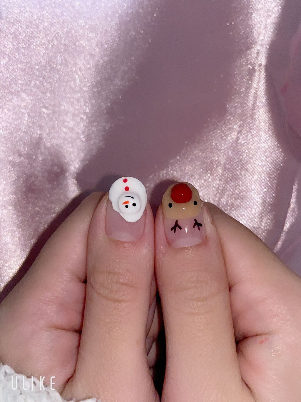 ジェルネイル（ライト対応）/セリア/ジェルネイルを使ったクチコミ（2枚目）