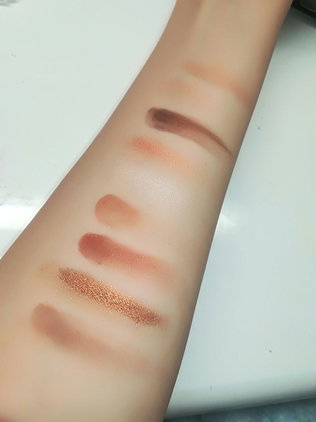 UR GLAM BLOOMING EYE COLOR PALETTE/U R GLAM/アイシャドウパレットを使ったクチコミ(2枚目)