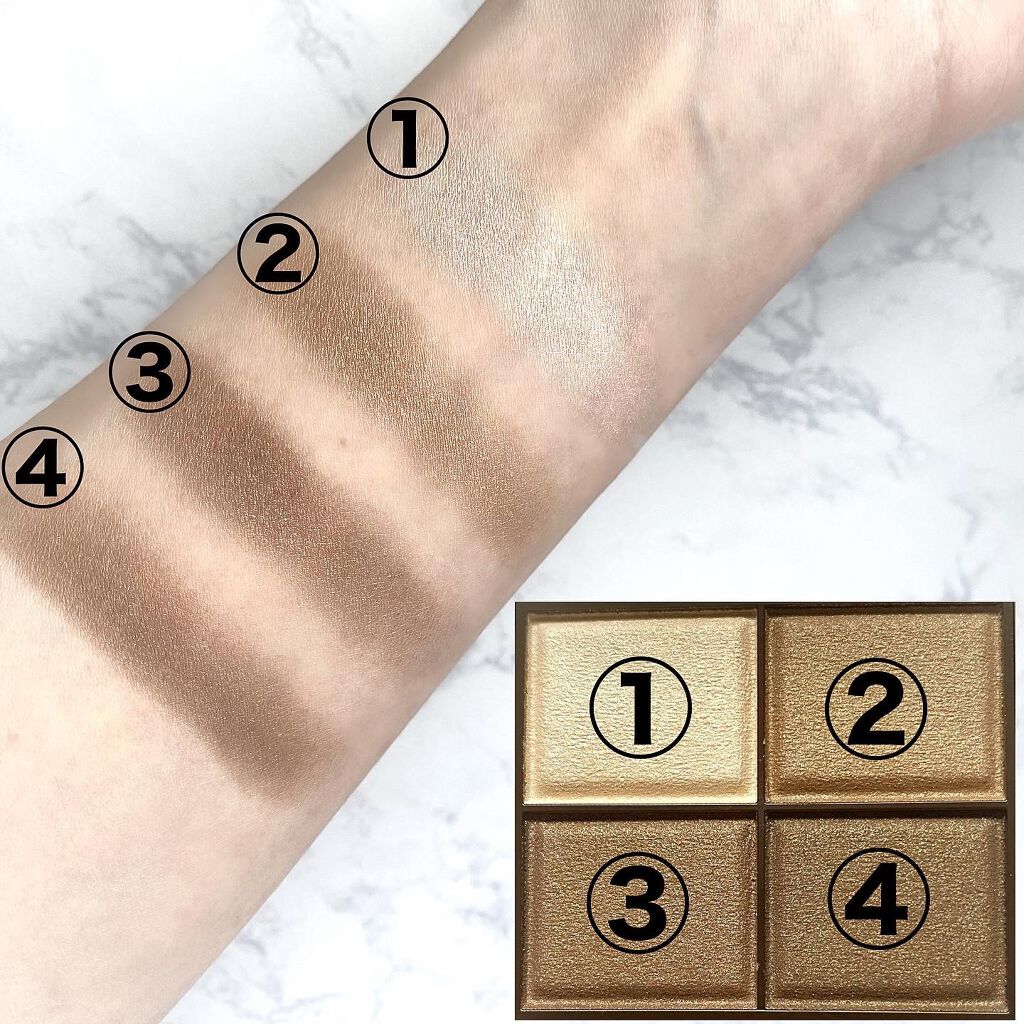 スキニーリッチシャドウ/excel/アイシャドウパレットを使ったクチコミ(3枚目)