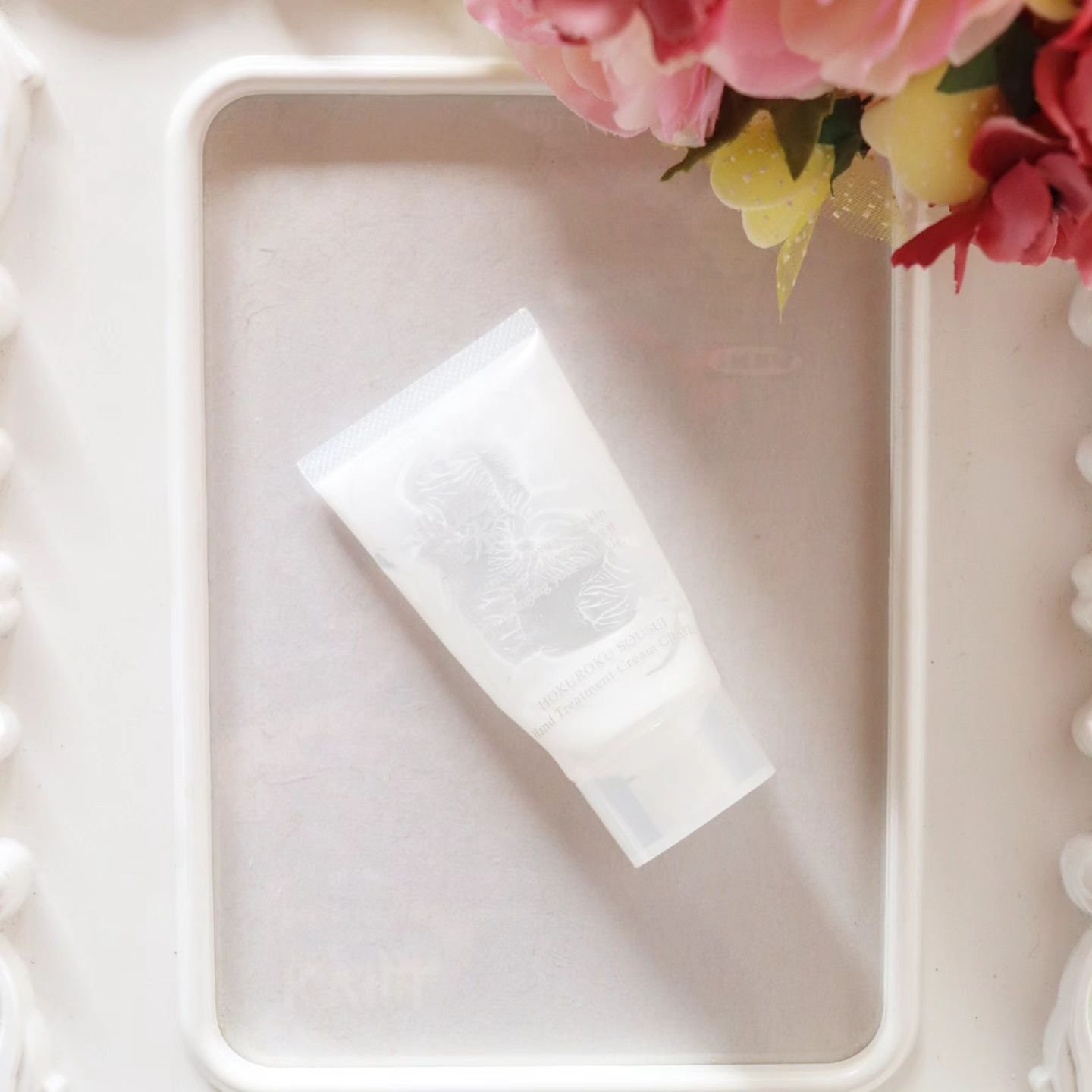 ハンドトリートメントクリーム(葡萄)/北麓草水/ハンドクリームを使ったクチコミ（2枚目）