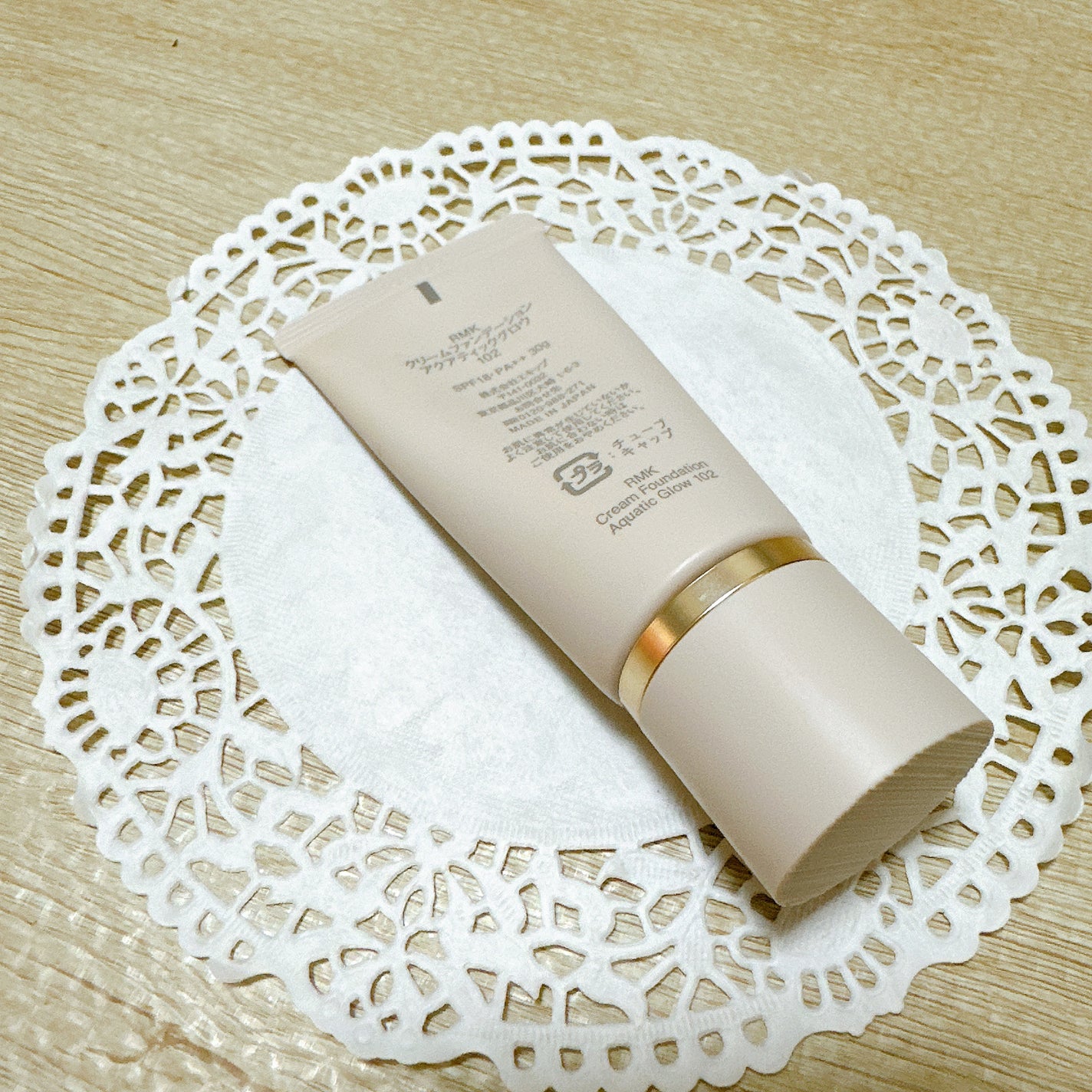 RMK クリームファンデーション アクアティックグロウ/RMK/クリーム・エマルジョンファンデーションを使ったクチコミ(3枚目)