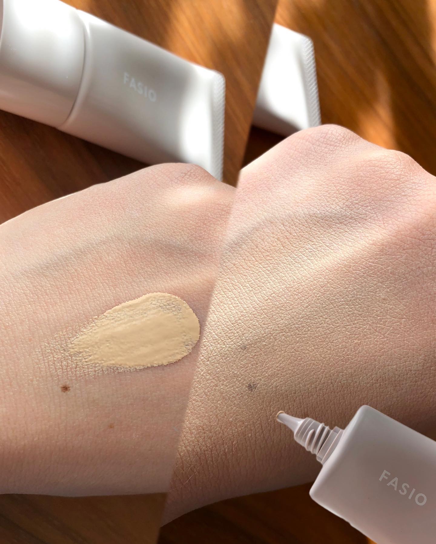 エアリーステイ BB ティント モイスト 03 ミディアムベージュ/FASIO/BBクリームを使ったクチコミ（2枚目）
