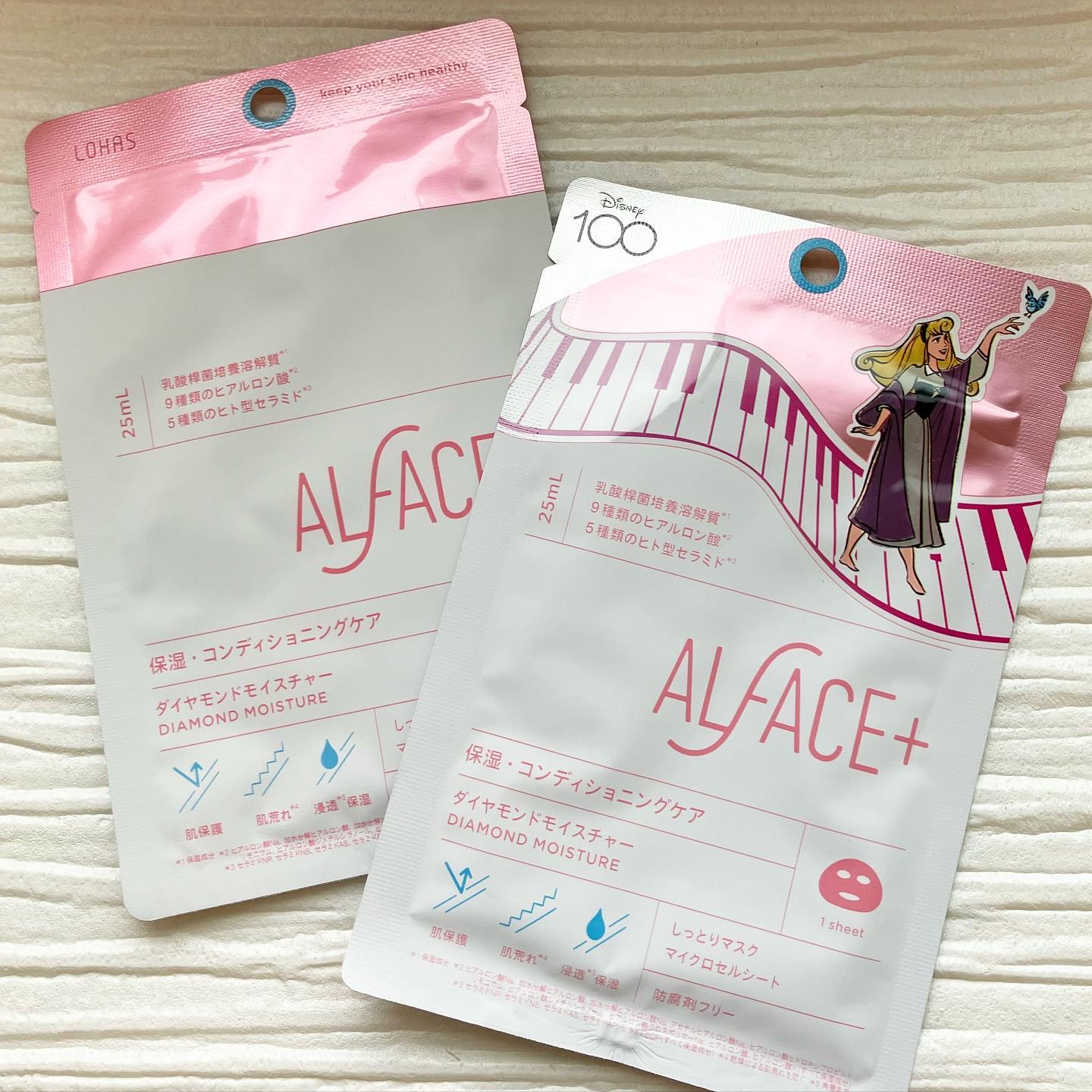 ダイヤモンドモイスチャー アクアモイスチャー シートマスク 1枚/ALFACE+/シートマスク・パックを使ったクチコミ（2枚目）