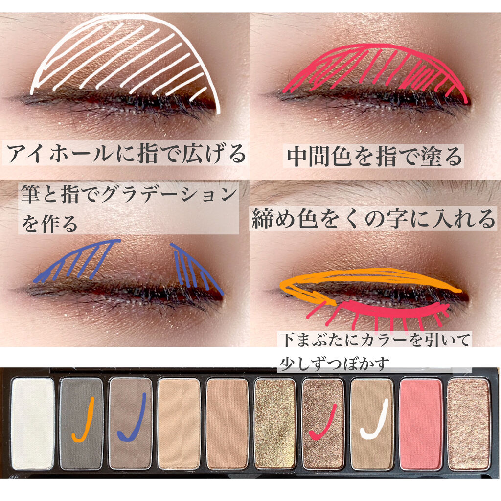 プレイカラー アイシャドウ/ETUDE/アイシャドウパレットを使ったクチコミ（2枚目）