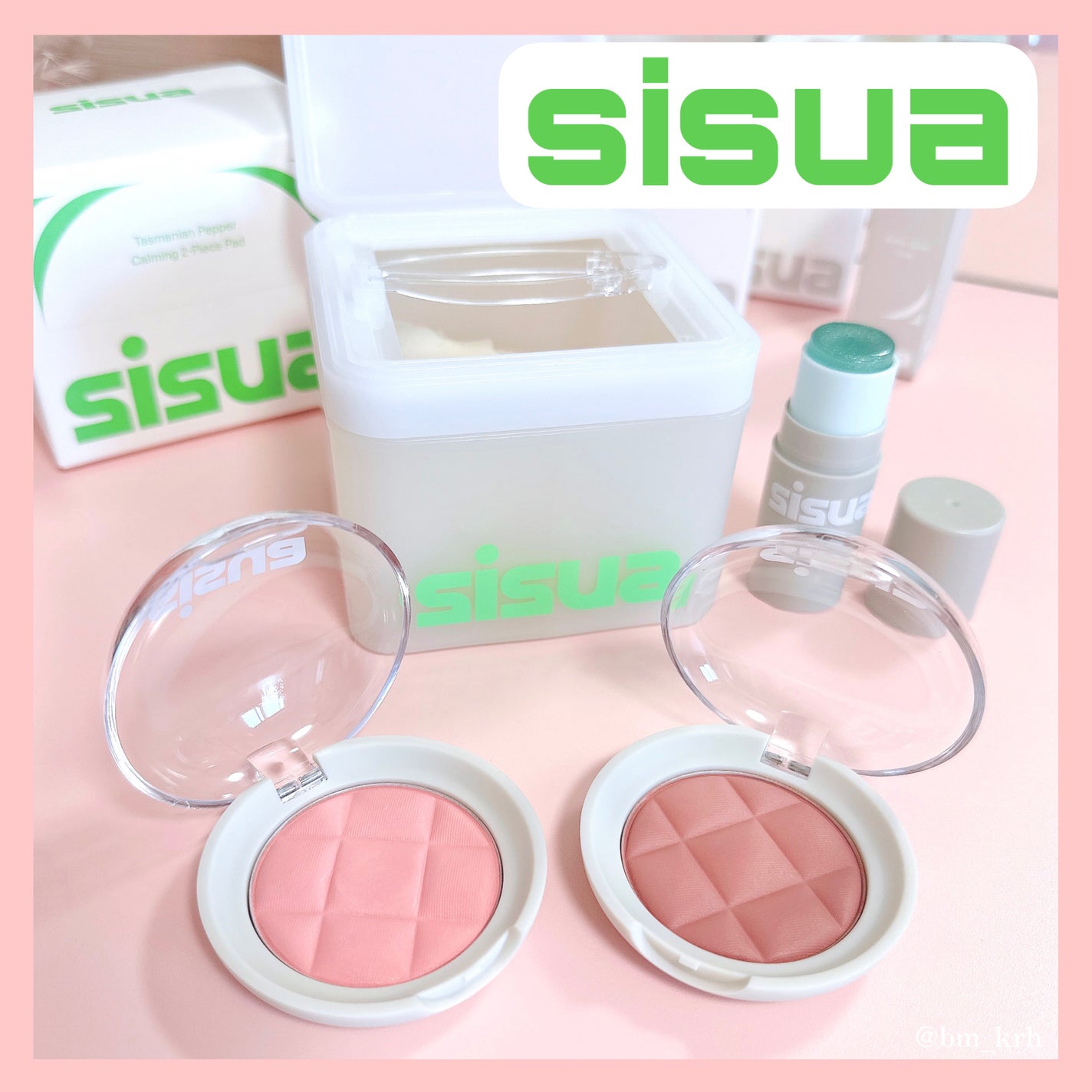 ワッフルドウブラッシャー/sisua by unleashia/ジェル・クリームチークを使ったクチコミ(1枚目)