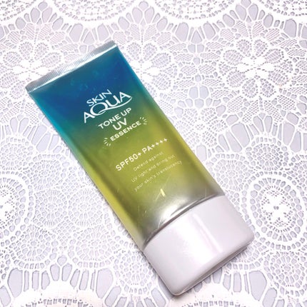 スキンアクア トーンアップUVエッセンス ミントグリーン/スキンアクア/日焼け止めクリームを使ったクチコミ(1枚目)