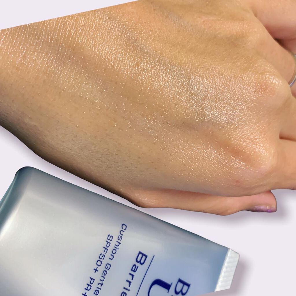 ビオレUV バリアミー クッションジェントルエッセンス		/ビオレ/日焼け止めクリームを使ったクチコミ（3枚目）