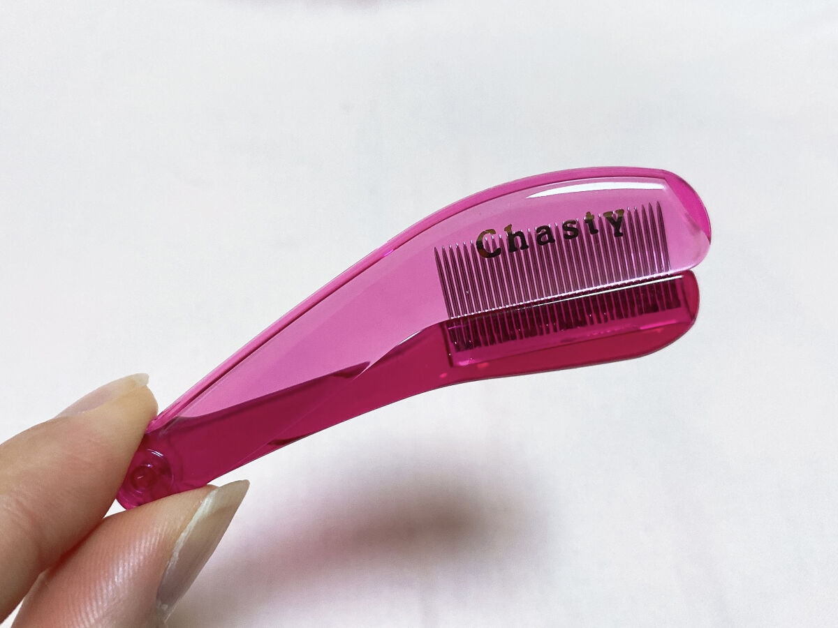 マスカラコーム メタルN（ナチュラル）/チャスティ/その他化粧小物を使ったクチコミ（3枚目）