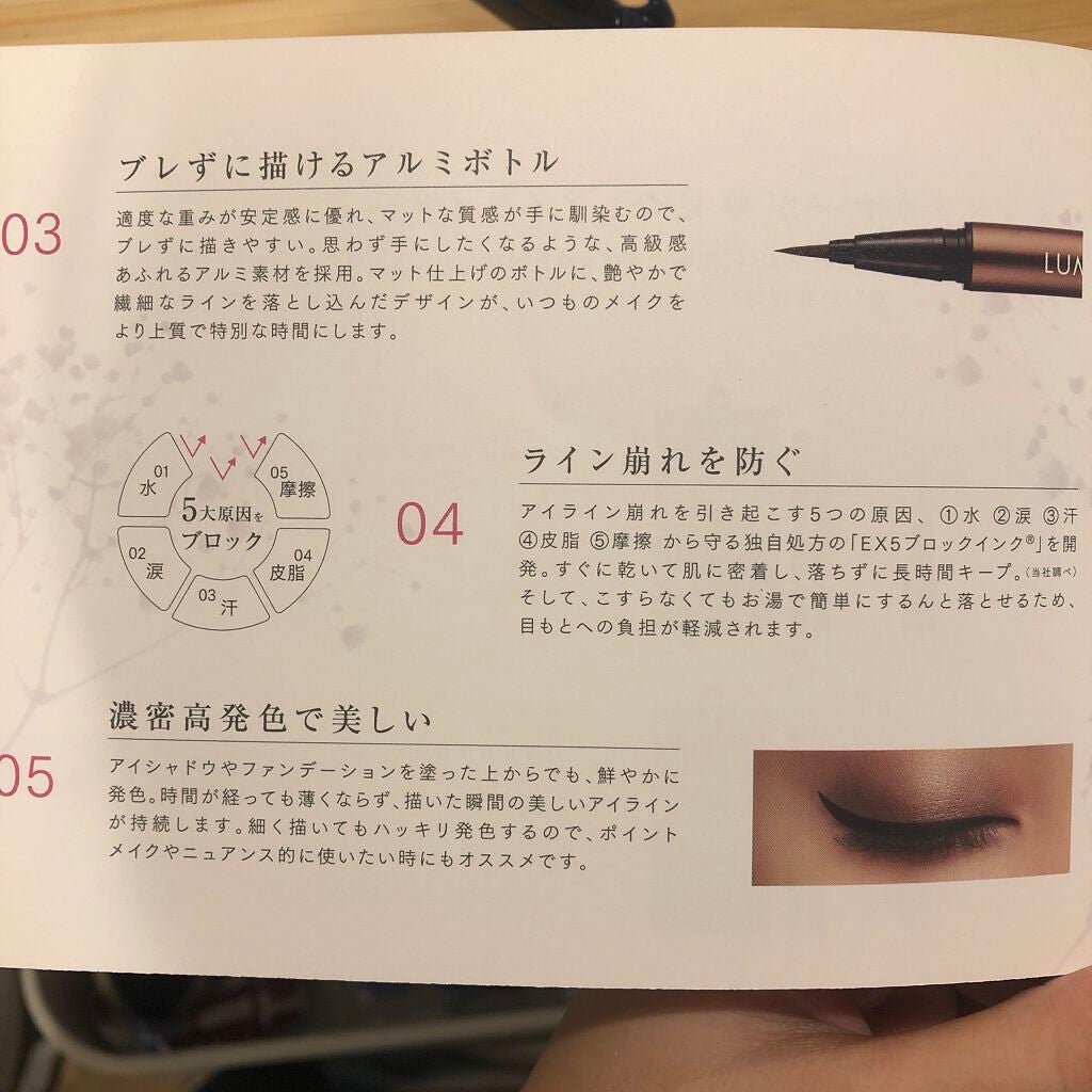 スキルレスライナー/LUMIURGLAS/リキッドアイライナーを使ったクチコミ(7枚目)