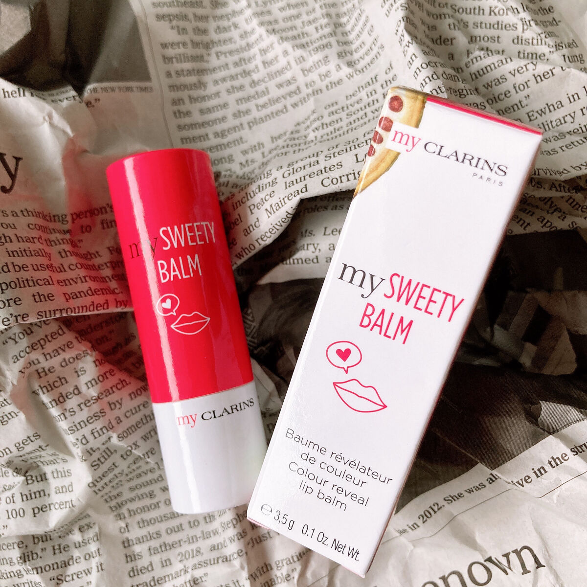 My Clarins SWEETY BALM/CLARINS/リップケアを使ったクチコミ（3枚目）