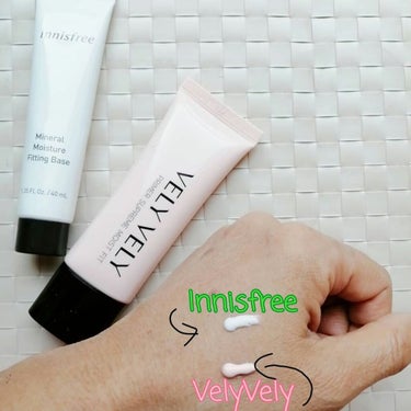 ミネラル モイスチャーフィッティングベース/innisfree/化粧下地を使ったクチコミ（2枚目）