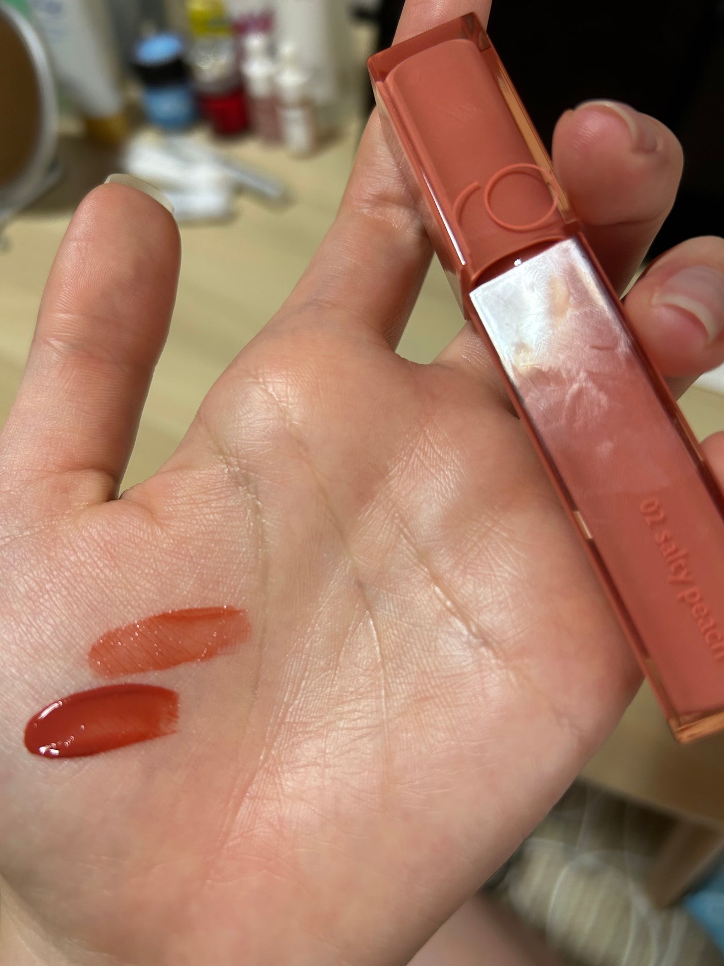 デュイフルウォーターティント/rom&nd/リップティントを使ったクチコミ(1枚目)