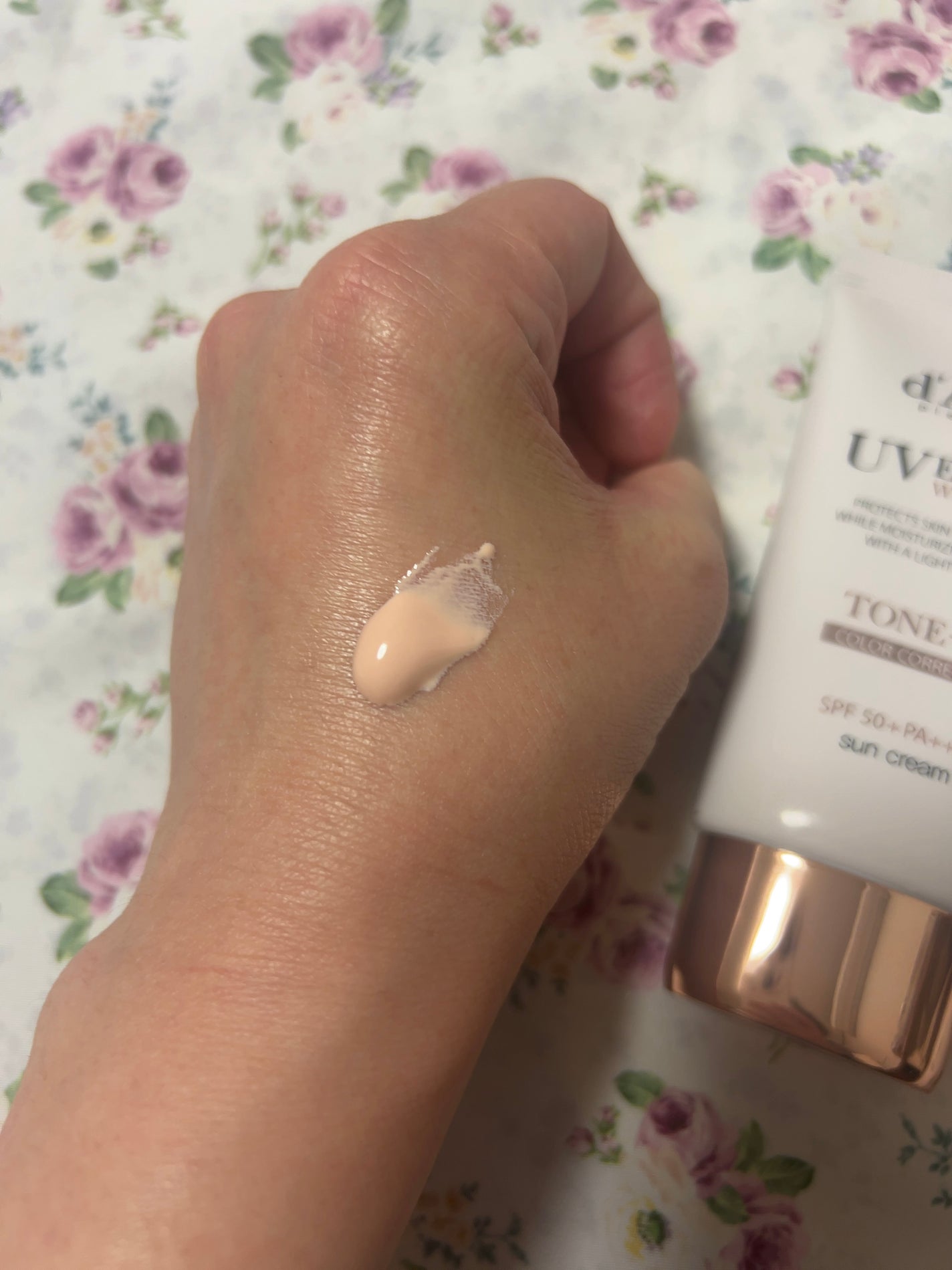 ウォータフルトーンアップサンクリーム/ダルバ/日焼け止めクリームを使ったクチコミ(2枚目)