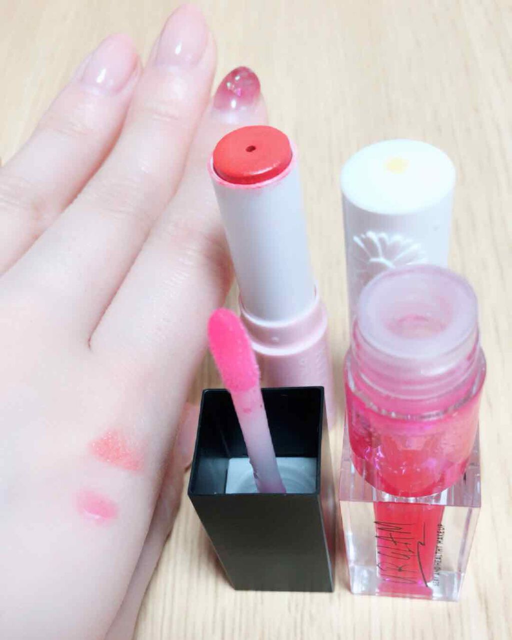 UR GLAM　LIP OIL/U R GLAM/リップグロスを使ったクチコミ（3枚目）