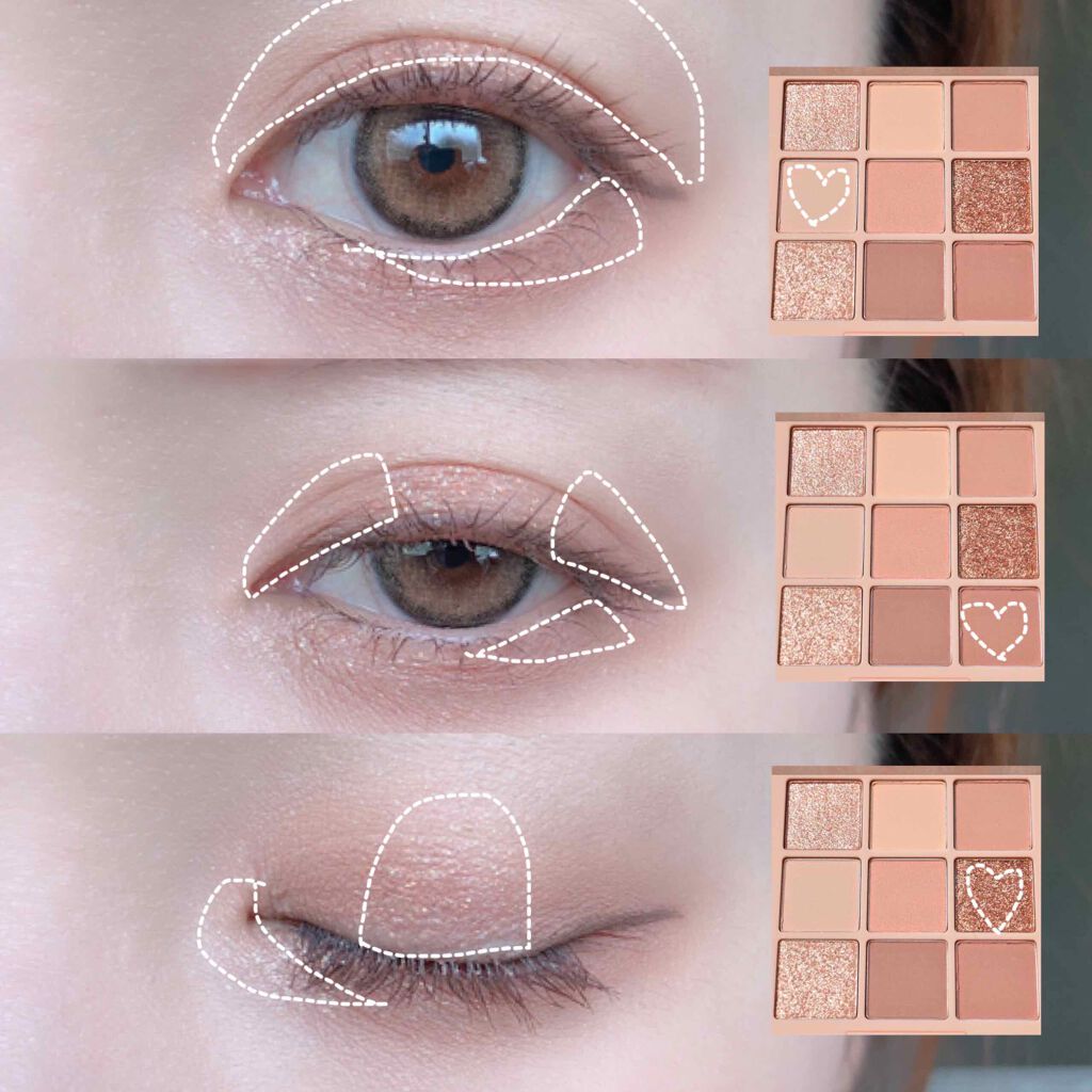 シャドウパレット/dasique/アイシャドウパレットを使ったクチコミ(4枚目)