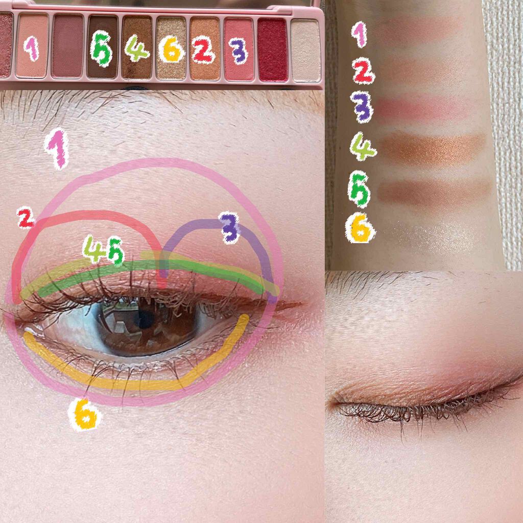 プレイカラー アイシャドウ/ETUDE/アイシャドウパレットを使ったクチコミ(3枚目)