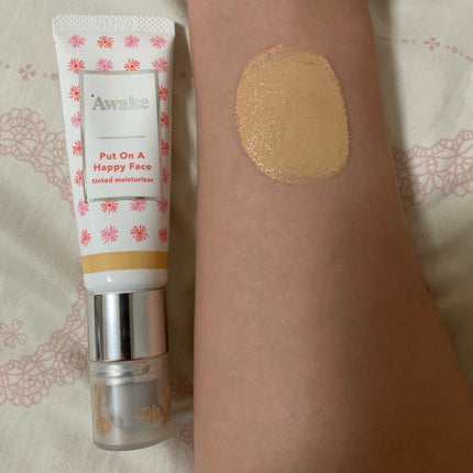 プットオンアハッピーフェイス ティンティド モイスチュアライザー/Awake/CCクリームを使ったクチコミ(2枚目)