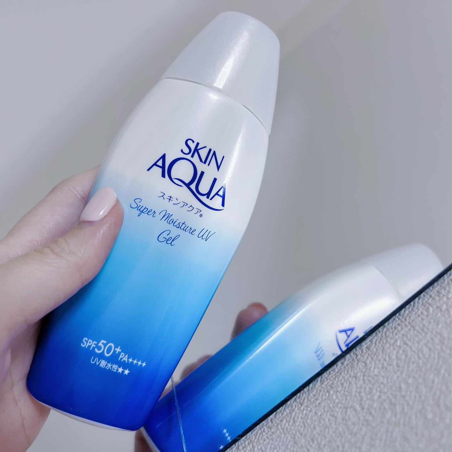 スキンアクア スーパーモイスチャージェル/スキンアクア/日焼け止めジェルを使ったクチコミ（2枚目）