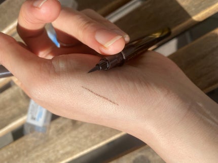 極細アイライナーEX/CEZANNE/リキッドアイライナーを使ったクチコミ(4枚目)