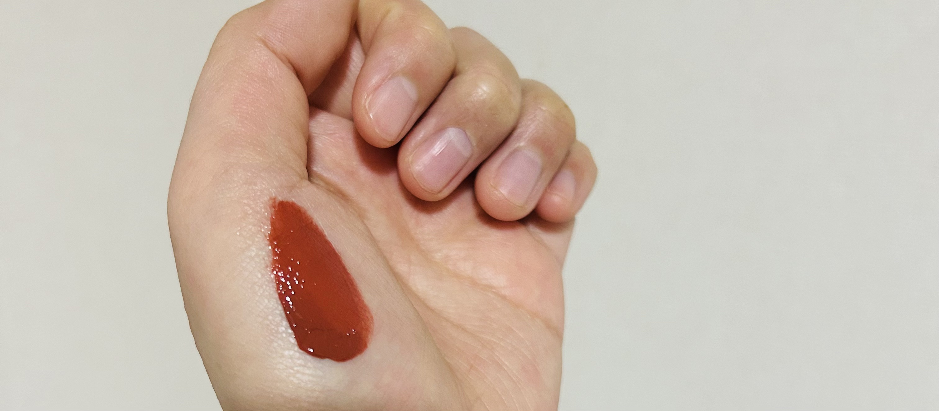 センシュアルフィックスティント 04 シナモンナッツ/Ririmew/リップティントを使ったクチコミ（2枚目）