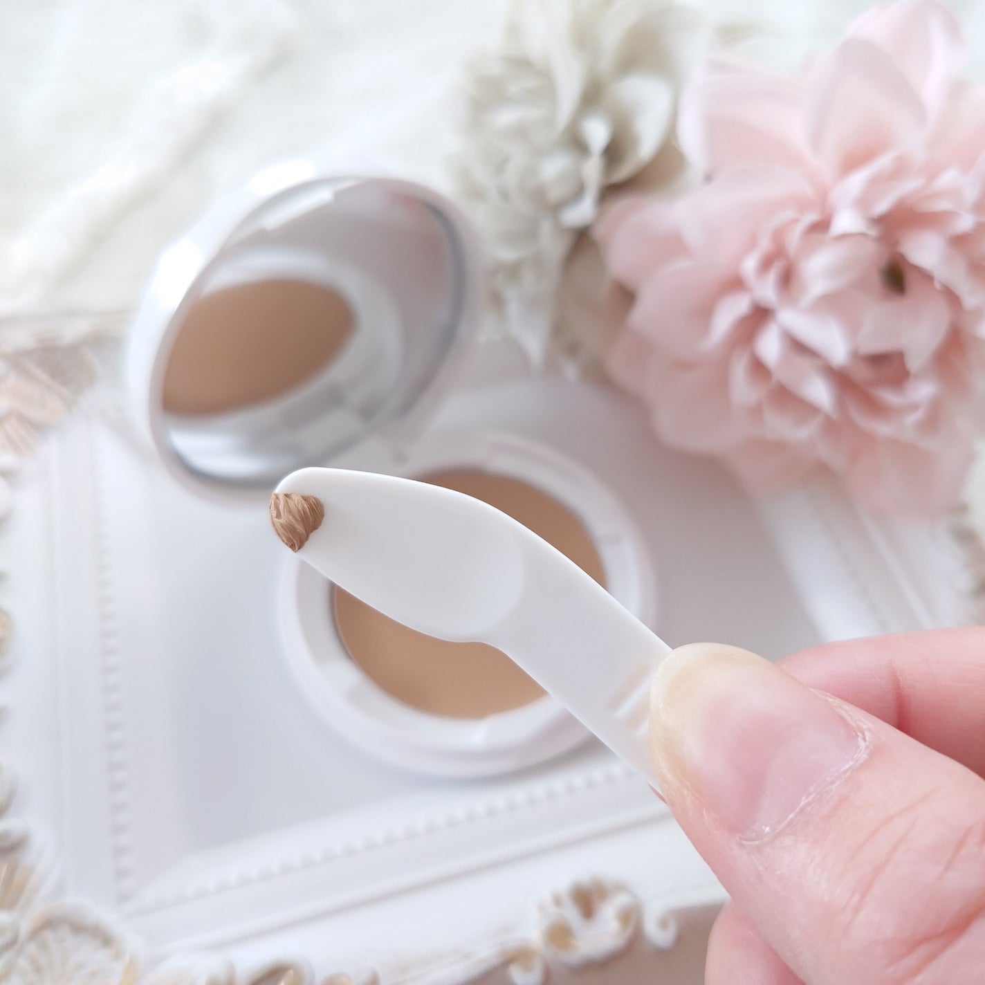 マーシュフィールド SC クリームファンデS/マーシュ・フィールド/クリーム・エマルジョンファンデーションを使ったクチコミ(4枚目)