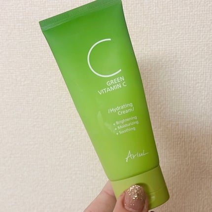 アリウル グリーンビタミンC ハイドレーティングクリーム/Ariul/フェイスクリームを使ったクチコミ(1枚目)