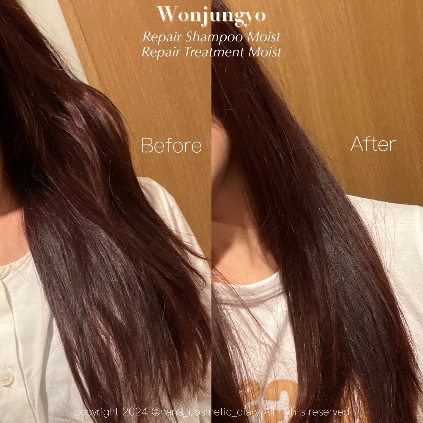 ウォンジョンヨ リペアシャンプー モイスト/リペアトリートメント モイスト/Wonjungyo/市販シャンプーを使ったクチコミ(2枚目)