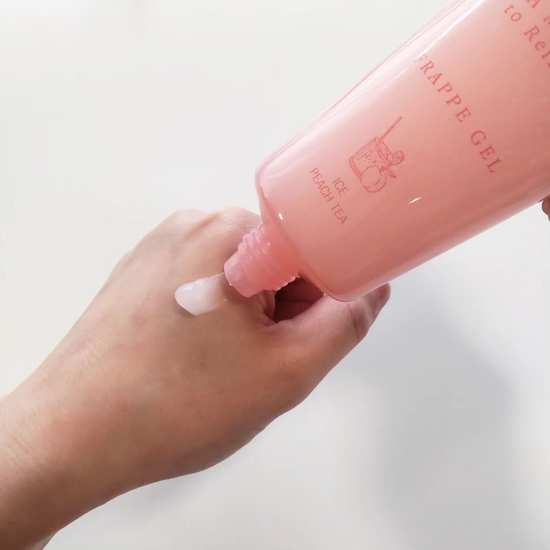 BIBIDAY TEA TIME フラッペジェル アイス白桃ティーの香り　/BIBIDAY/ボディローションを使ったクチコミ（3枚目）