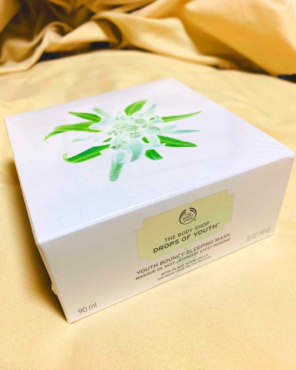 ユースバウンシィ スリーピングマスク DOY/THE BODY SHOP/フェイスクリームを使ったクチコミ(1枚目)