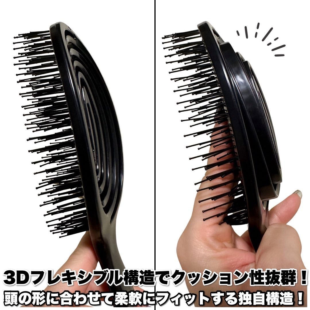 デタングリングブラシ 3Dスーパーフィット/マペペ/ヘアブラシを使ったクチコミ(2枚目)