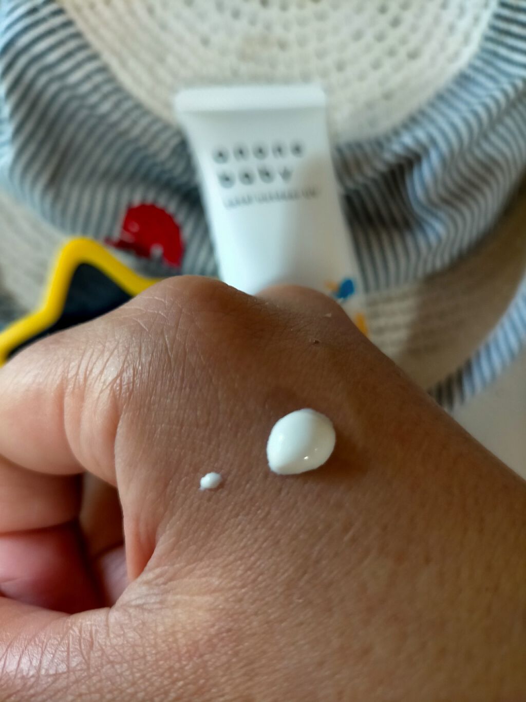 トータルアウトドアUV/anone baby/日焼け止めミルクを使ったクチコミ（3枚目）