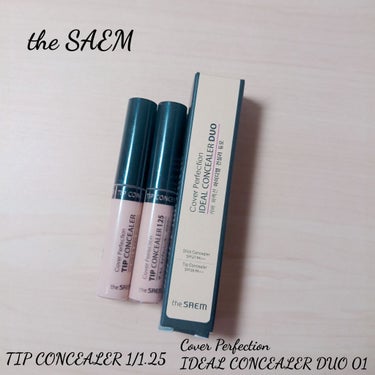 カバーパーフェクション チップコンシーラー/the SAEM/リキッドコンシーラーを使ったクチコミ（1枚目）