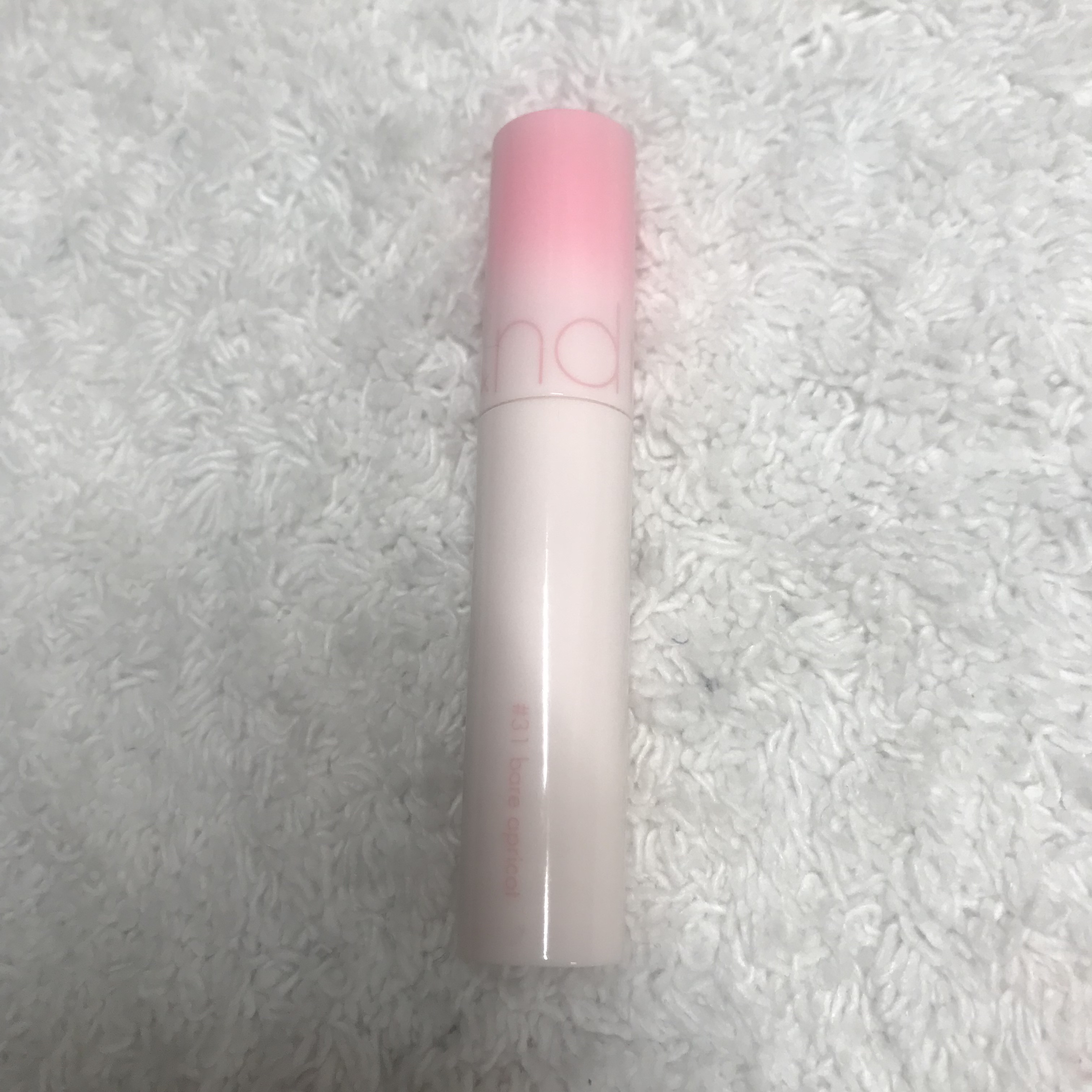 ジューシーラスティングティント 31 ベアアプリコット(BARE APRICOT)/rom&nd/リップティントを使ったクチコミ（2枚目）