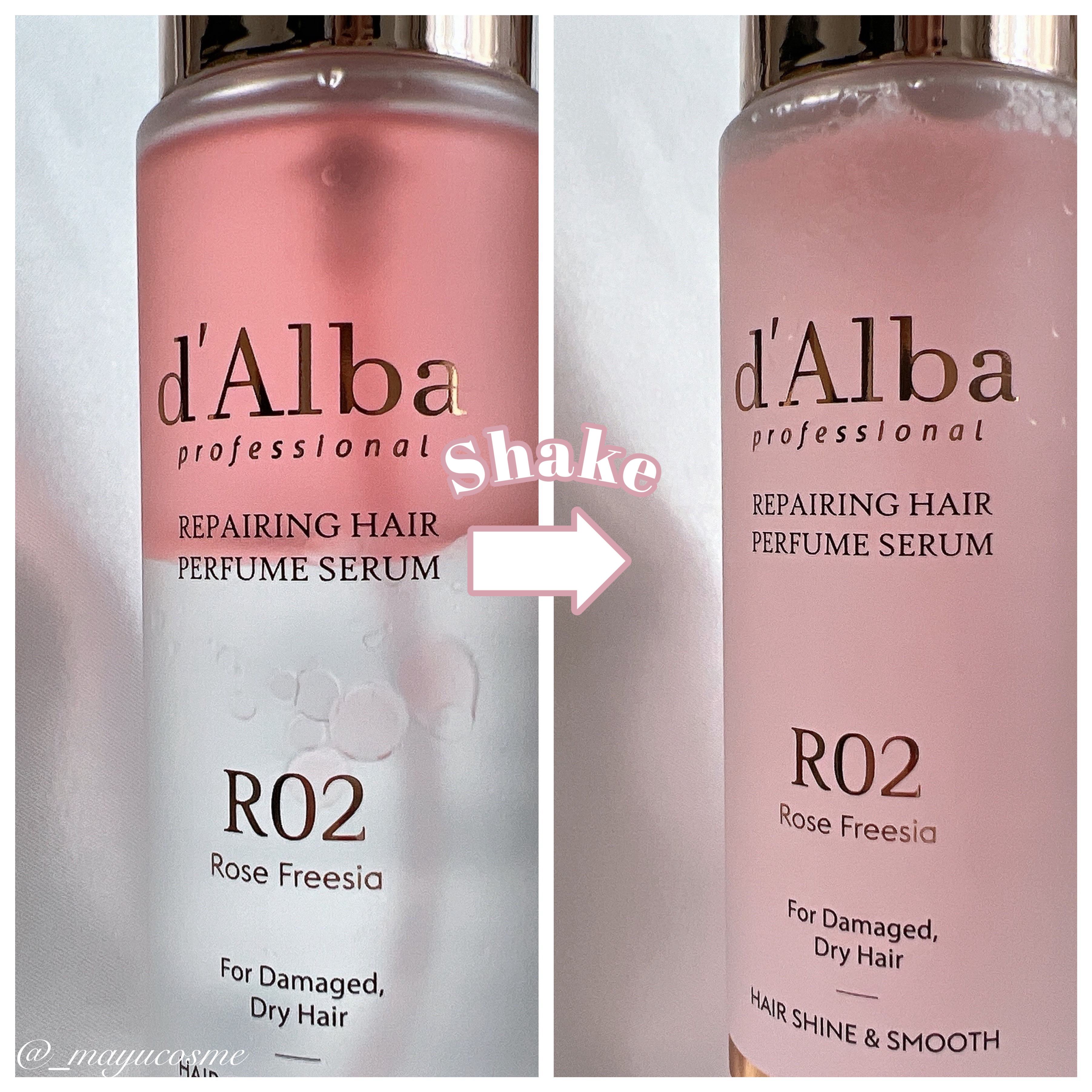 プロフェッショナルリペアリングヘアパヒュームセラム/ダルバ/ヘアミストを使ったクチコミ（2枚目）