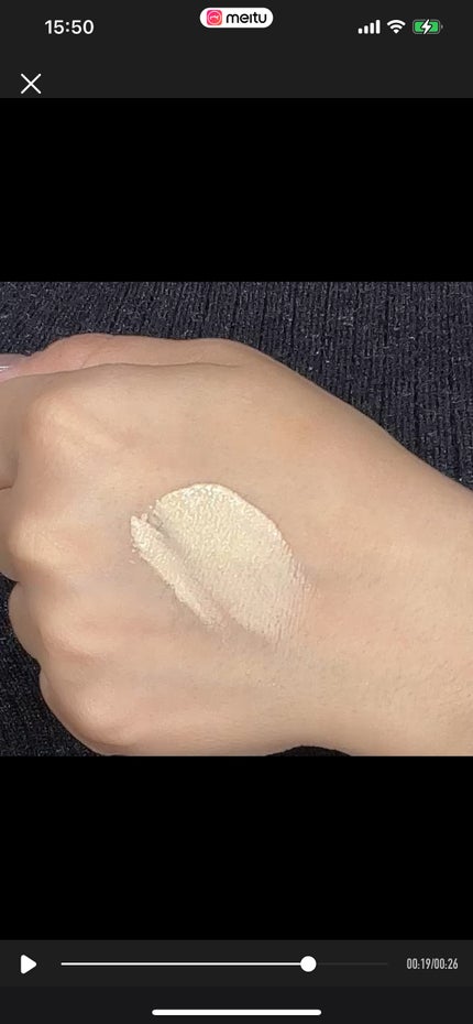 ヌードカーミンググロークッション/MAKE9/クッションファンデーションを使ったクチコミ(3枚目)