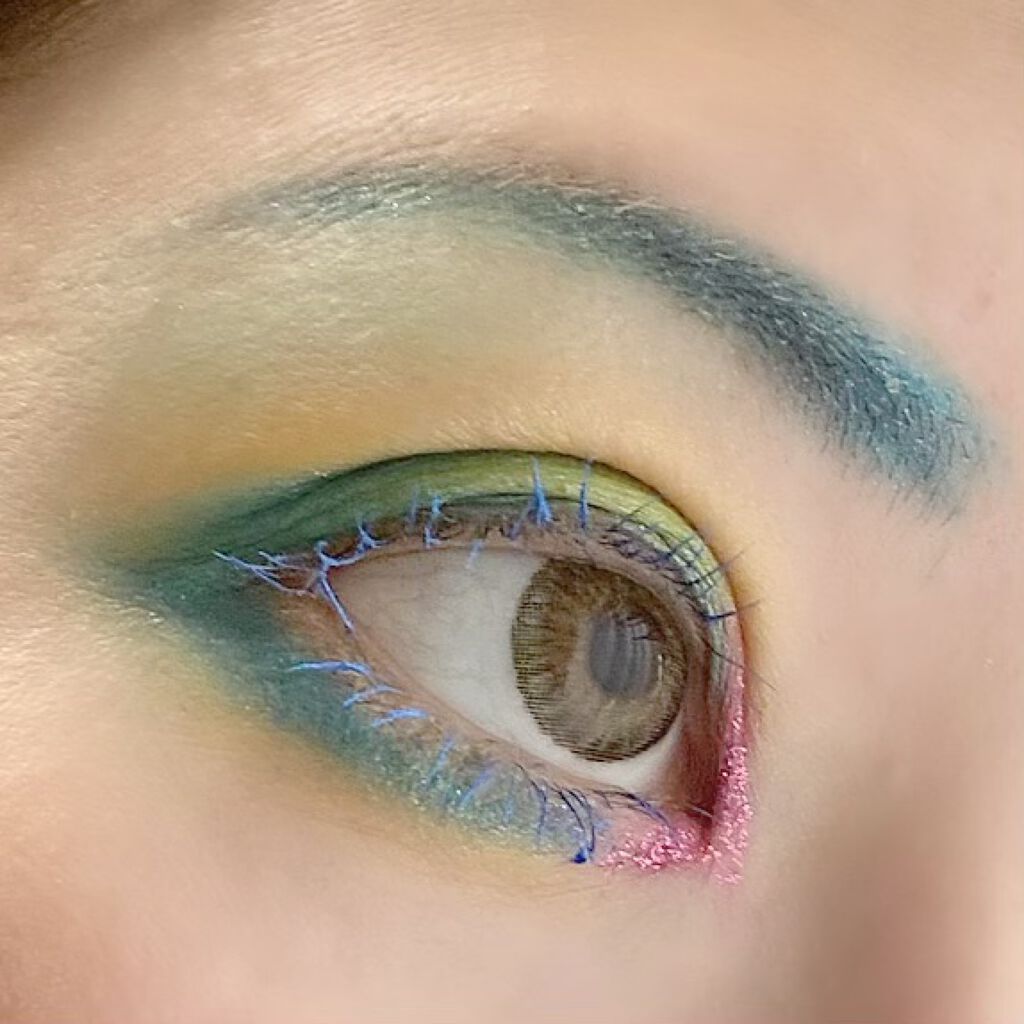 グリッター ピグメント プライマー/HANDAIYAN/化粧下地を使ったクチコミ（3枚目）