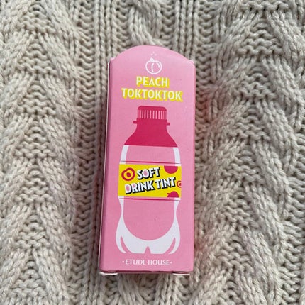 ソフトドリンクティント PK001 ピーチパチパチ/ETUDE/リップグロスの画像