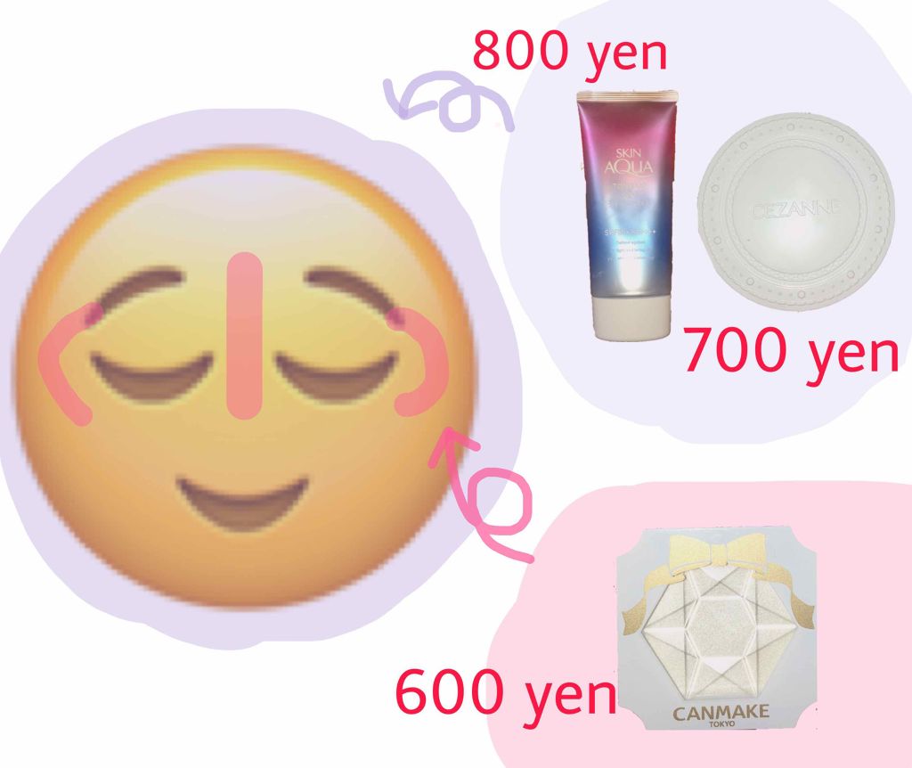 ダイソー 関西コレクションコラボコスメ/DAISO/パウダーチークを使ったクチコミ（2枚目）